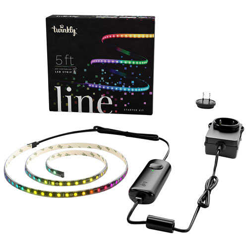 Twinkly Line Smart 1.5m RGB LED Light Strip - 600 Lights