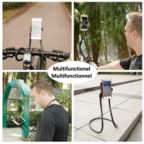 Stimula Lifestyle EZ Universal Multifunctional Flexible Adjustable Goose Neck for Bed Table Apple MagSafe iPhone 13 Mobile Phones Car Cup Holder