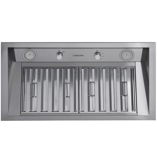 Ancona Pro 28" 600 CFM Ducted Insert Range Hood in Stainless Steel