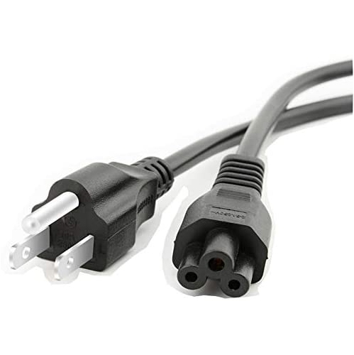 AC Cable 3 Prong Mickey Mouse Plug 5Ft(NEMA 5-15P to IEC320C5) Power Cord for LED LCD Smart HD TV Notebook Laptop