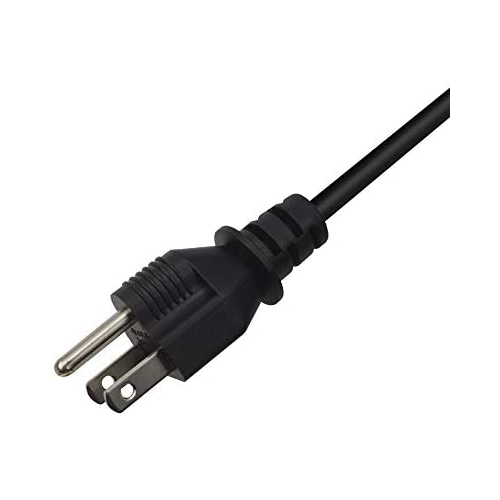 Mackertop Universal Power Cord 6 Feet Power Cable for Personal Computer, PC Monitor, Smart TV, Printer Power Supply