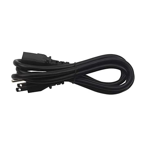 Mackertop Universal Power Cord 6 Feet Power Cable for Personal Computer, PC Monitor, Smart TV, Printer Power Supply
