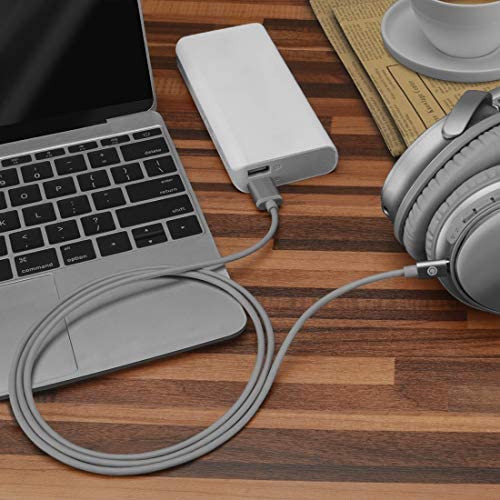 Geekria QuickFit Charger Cable for Bosë QC35 SoundLink Söny MDR XB950BT / USB-A to Micro-USB Charging Cord for Bosë