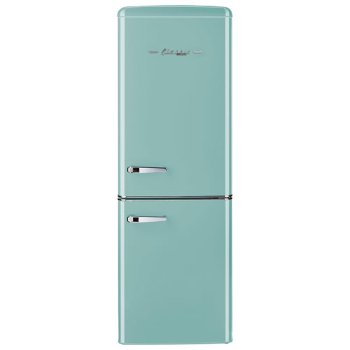 Retro By Unique 23" 7 Cu. Ft. Bottom Freezer Refrigerator - Ocean Mist Turquoise