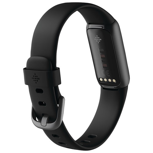  Fitbit Luxe-Fitness and Wellness-Tracker with Stress  Management, Sleep-Tracking and 24/7 Heart Rate, Black/Graphite, One Size (S  & L Bands Included) : Sports & Outdoors