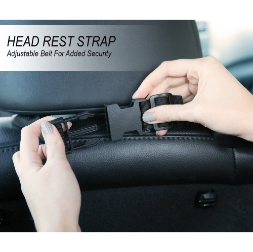 Arf Pets Pet Car Seat, Dog Booster Safety Seat With Adjustable Straps, Solid Foam Base, Includes Attached Tether strap, Plush, Washable Lining