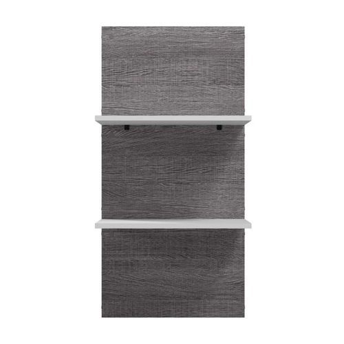 Cielo 19.5“ Floating Shelves - Bark Grey & White