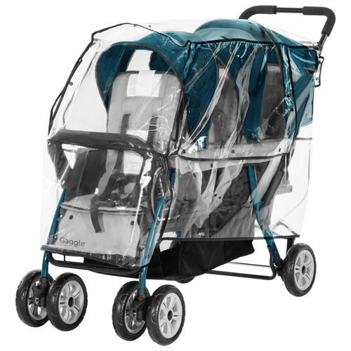Foundations Rain Cover Shield for Triple Strollers - Clear