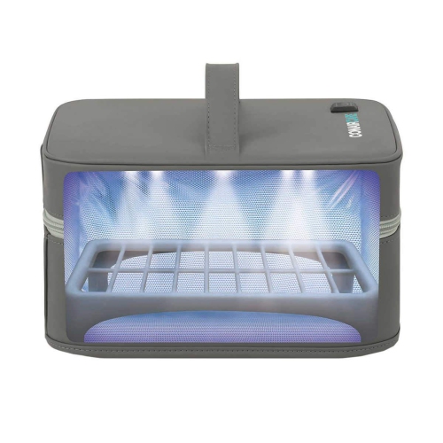 Étui souple et désinfectant à DEL UVC de Conair – 12 lumières à DEL