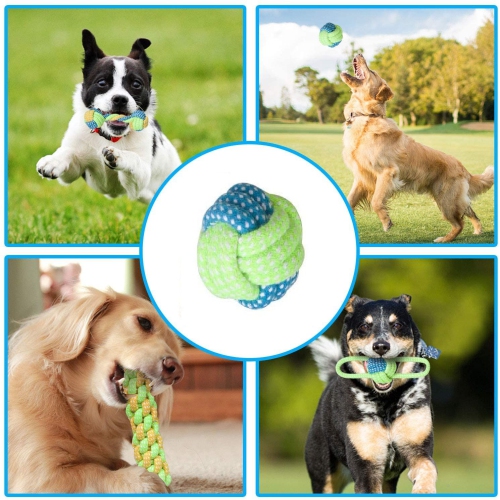 ISTAR Dog Rope Toys, Dog Chew Toys For Puppy Teething, 7 Pack Rope Toys For Aggressive Chewers, Durable Dog Chew Toys For Medium To Small Dogs