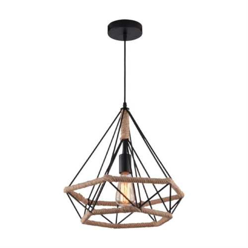 Xtricity - Pendant Light, 9.84 '' Width, From Mynx Collection, Black