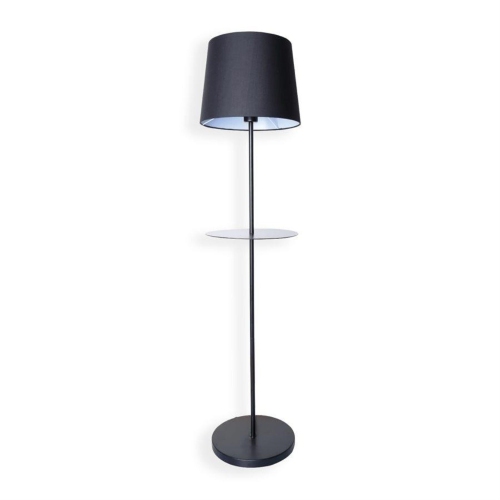XTRICITY  - Torchiere Floor Lamp, Height 4.25 ', From The Nirvana Collection In Black