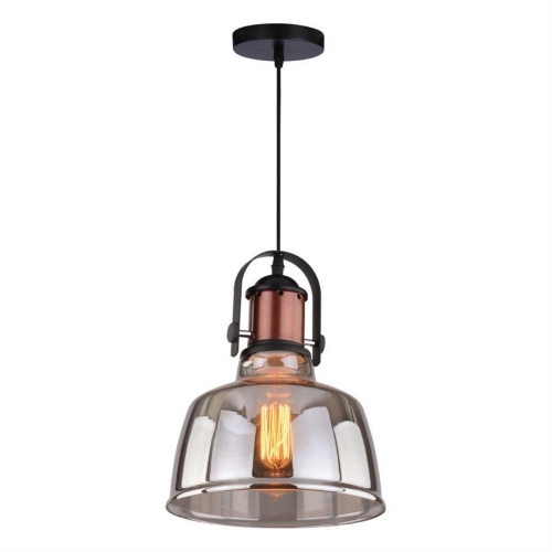 Xtricity - Pendant Light, 8.7 '' Width, From the Mila Collection, Gray