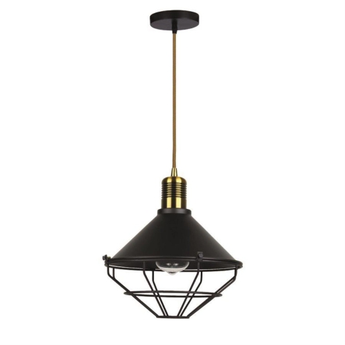 Xtricity - Pendant Light, 9.84 '' Width, From The Elton Collection, Black