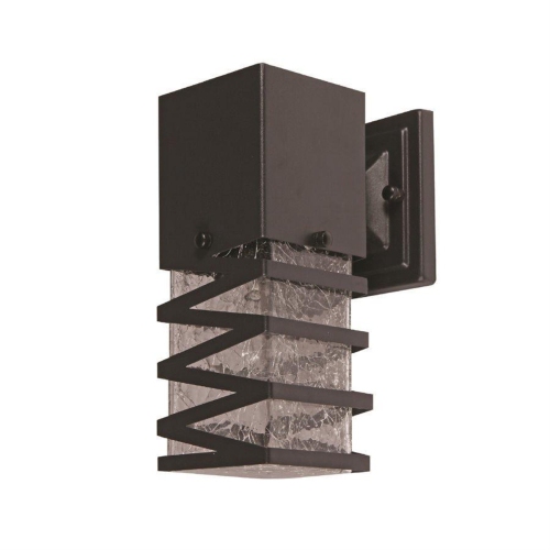 Xtricity - Exterior Wall Light, 10.23 '' Height, From The Hudson Collection, Black