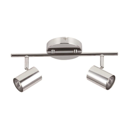 Xtricity - 2 Heads Ceiling Light, 13.97 '' Width, From The Westminster Collection, Chrome