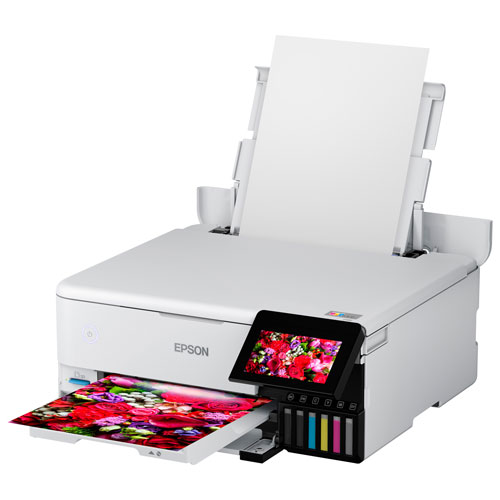 Imprimante jet encre tout-en-un sans fil avec réservoir d'encre géant EcoTank Photo ET-8500 d'Epson