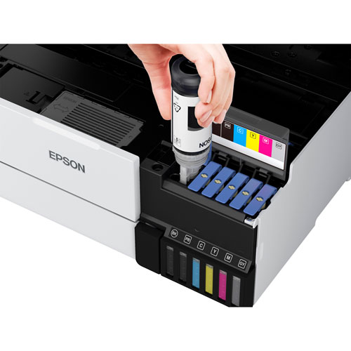 Imprimante jet encre tout-en-un sans fil avec réservoir d'encre géant EcoTank Photo ET-8500 d'Epson