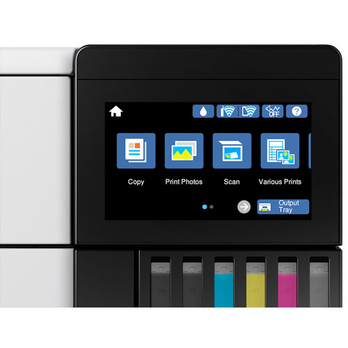 Imprimante jet encre tout-en-un sans fil avec réservoir d'encre géant EcoTank Photo ET-8500 d'Epson