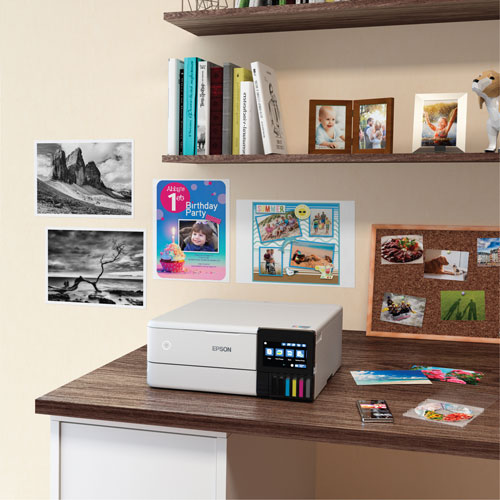 Imprimante jet encre tout-en-un sans fil avec réservoir d'encre géant EcoTank Photo ET-8500 d'Epson