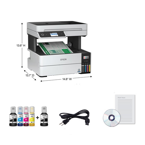 Imprimante à jet d'encre tout-en-un sans fil Supertank Pro ET-5150 EcoTank d'Epson