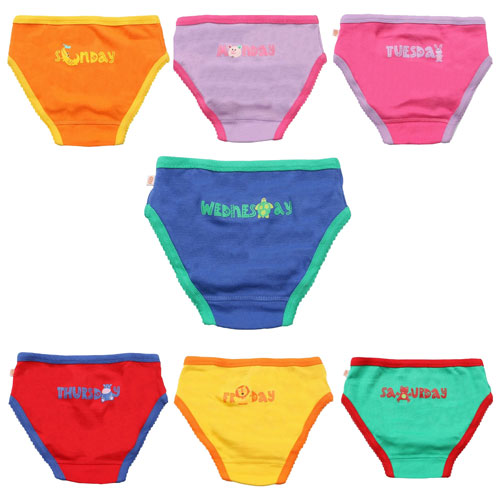 Zoocchini Organic Cotton Panty - Days of the Week - 5T/6T