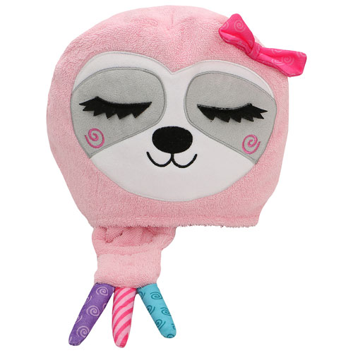 Zoocchini Kids Plush Terry Hooded Bath Towel - 2 Years+ - Sloth