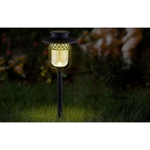 Classy Caps Black Stainless Steel Landscape, Path & Garden Light GL1101