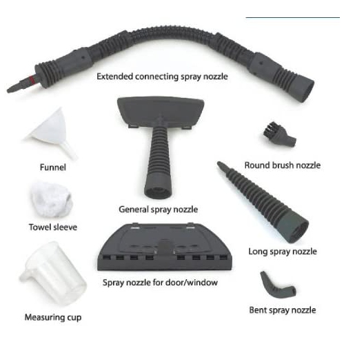 Nettoyeur à vapeur sous pression à main polyvalent pour enlever les taches, les rideaux, les crevasses, le contrôle des punaises de lit, les sièges