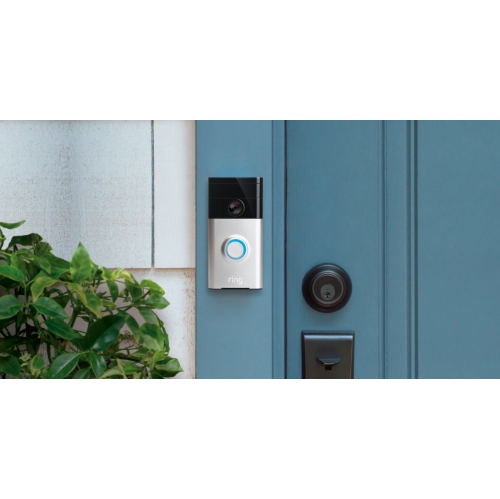 Ring Video Doorbell Satin Nickel 8VRASZ-SEN0 - Best Buy