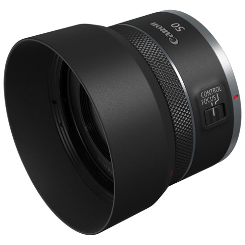Boîte ouverte – objectif RF 50 mm f/1.8 STM de Canon – Noir
