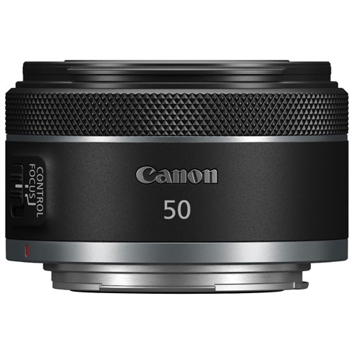 Boîte ouverte – objectif RF 50 mm f/1.8 STM de Canon – Noir