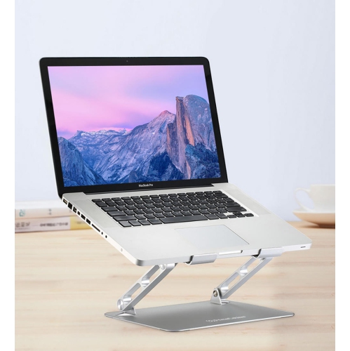 Laptop Stand for 10 to 17 inches laptops, Ergonomic Multi-Angle Height Adjustable Aluminum Laptop holder with Heat Vent