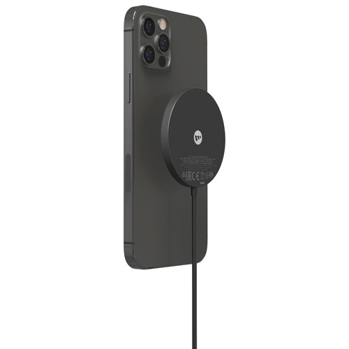 mophie snap+ 15W Wireless Charger with MagSafe - Black
