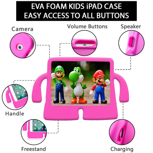 XCRS Kids Case Apple iPad 10.2-inch 9th Gen, 8th Gen (2020), 7th Gen (2019), Light Weight, Handle Friendly Cover with Free-Stand, Durable, EVA Foam