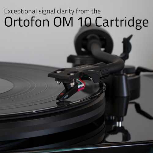 Fluance RT82 Reference Vinyl Turntable Record Player with Record Weight and Vinyl Cleaning Kit