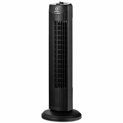 Gymax 28'' Portable Oscillating Tower Fan w/ 3 Speed Low Noise Home Office Black