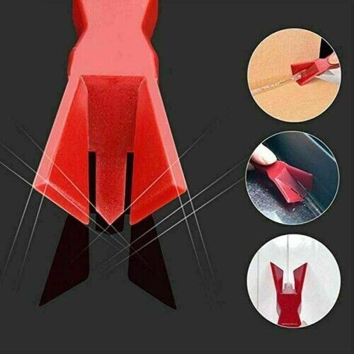 Silicone Negative Angle Scraper Glass Sealant Plastic Shovel Blade Remover Tools