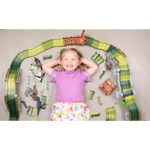 Ensemble STIM piste de course dinosaure de JitteryGit | cadeaux de Noël pour garçons de 3 4 5 6 7 8 à 8 ans