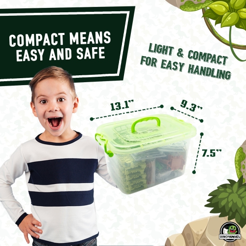 Ensemble STIM piste de course dinosaure de JitteryGit | cadeaux de Noël pour garçons de 3 4 5 6 7 8 à 8 ans