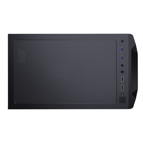 MX410 Mesh-G RGB PC Gaming Case Mid Tower|Mini ITX/Micro ATX/ATX|Cable Management|Tempered Glass Left Side Panel|Black