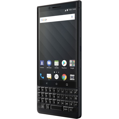 Refurbished - BlackBerry KEY2 Black Unlocked Android Smartphone BBF100-2 4G LTE, 64GB [Certified Refurbished]