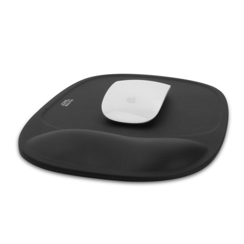 JCPal Ergonomic, Memory Foam with Rest Wrist Support, ComforPad Mouse Pad - Black