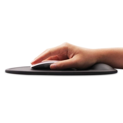 JCPal Ergonomic, Memory Foam with Rest Wrist Support, ComforPad Mouse Pad - Black