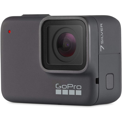 Refurbished (Good) - GoPro HERO7 Silver Waterproof Digital Action Camera with Touch Screen + 35-In-1 Action Camera Accessory Kit