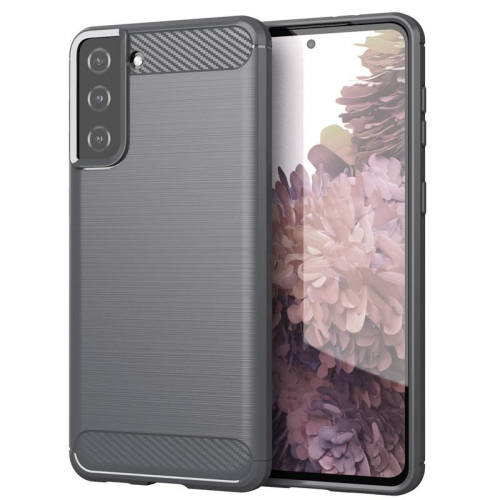 PANDACO Grey Brushed Metal Case for Samsung Galaxy S21+