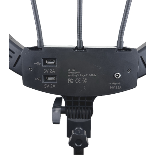 Vivider 18 Inch Dimmable 3200-5500K LED Ring Light with 6.2 FT 1.9 M Stand Lighting Kit for Smartphone Video Shooting Camera Photography, YouTube