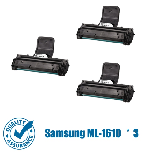 Printer Pro™ 3 Pack Samsung ML-1610D2(ML1610/1610) Compatible Black Toner Cartridge- ML1610/2010/2510/2570/2571/SCX4521F/4321