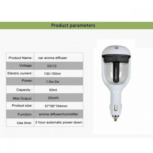 ISTAR Car Air Freshener Oil Diffuser Car Steam Air Mist Diffuser Purifier Diffuser Aroma Maker Mini Fogger Car Humidifer Air Puriifer