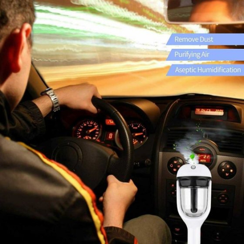 ISTAR Car Air Freshener Oil Diffuser Car Steam Air Mist Diffuser Purifier Diffuser Aroma Maker Mini Fogger Car Humidifer Air Puriifer